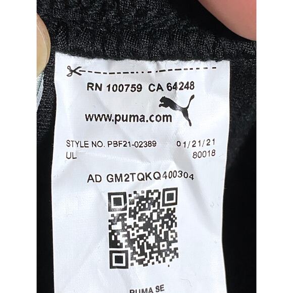 Puma Black White Track Pants Athletic Baby Toddler Boys 24M 24 Months NWT - Picture 6 of 8